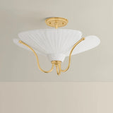 Gerhard Flush Mount, Aged Brass