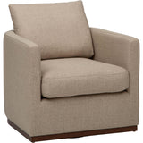 Germain Swivel Chair, Luna Flax