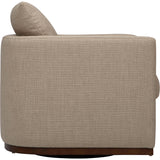 Germain Swivel Chair, Luna Flax
