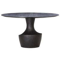 Gevra Round Dining Table, Black
