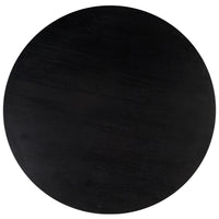 Gevra Round Dining Table, Black