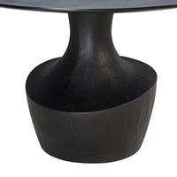 Gevra Round Dining Table, Black
