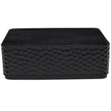 Gibson Cocktail Table, Black-Furniture - Accent Tables-High Fashion Home