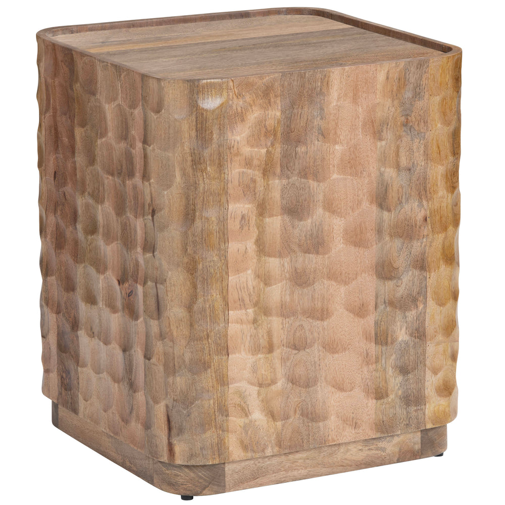 Gibson End Table, Natural-Furniture - Accent Tables-High Fashion Home