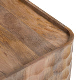 Gibson End Table, Natural-Furniture - Accent Tables-High Fashion Home