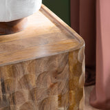 Gibson End Table, Natural-Furniture - Accent Tables-High Fashion Home