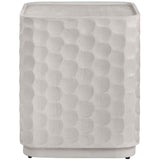 Gibson End Table, White-Furniture - Accent Tables-High Fashion Home