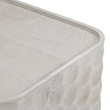 Gibson End Table, White-Furniture - Accent Tables-High Fashion Home