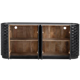 Gibson Sideboard, Black-Furniture - Storage-High Fashion Home