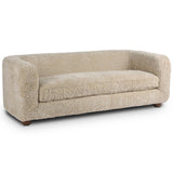 Gidget Sofa, Beige Shearling by Four Hands-Furniture - Sofas-High Fashion Home