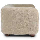 Gidget Sofa, Beige Shearling by Four Hands-Furniture - Sofas-High Fashion Home