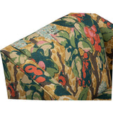 Gigi Swivel Glider, Blossoms Ochre-Furniture - Chair-High Fashion Home