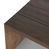 Gilroy Outdoor Coffee Table, Heritage Brown-Furniture - Accent Tables-High Fashion Home