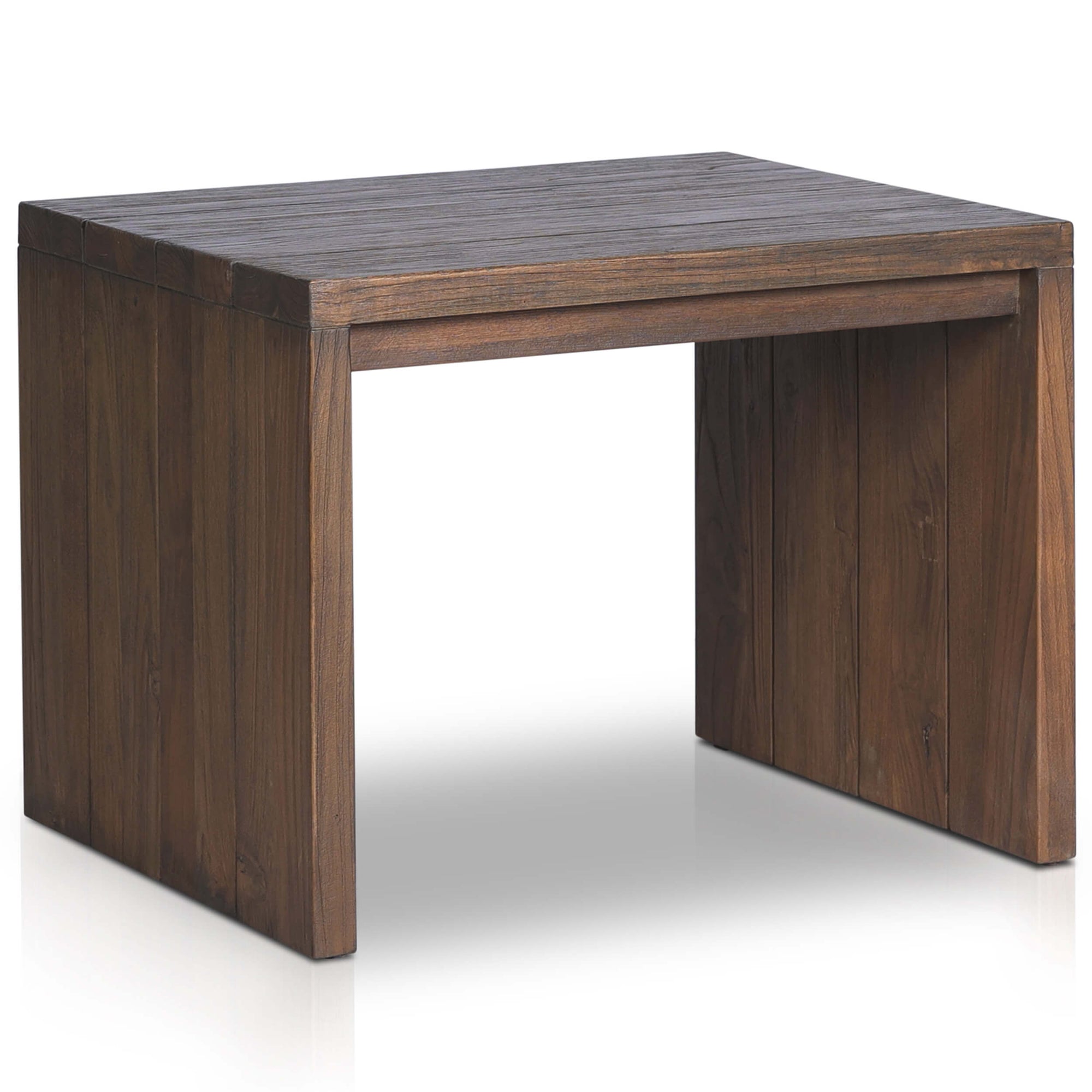 Gilroy Outdoor End Table, Heritage Brown High Fashion Home