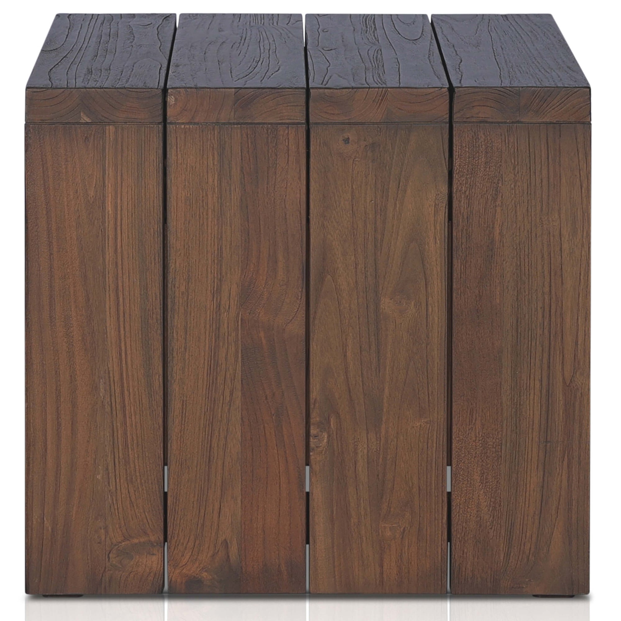 Gilroy Outdoor End Table, Heritage Brown High Fashion Home