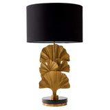 Ginkgo Leaf Lamp, Brass