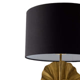 Ginkgo Leaf Lamp, Brass