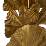 Ginkgo Leaf Lamp, Brass