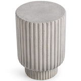 Givens Outdoor Accent Table, Light Gray-Furniture - Outdoor-High Fashion Home