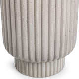 Givens Outdoor Accent Table, Light Gray-Furniture - Outdoor-High Fashion Home