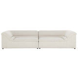 Gladys Sofa, Dove Cream-Furniture - Sofas-High Fashion Home