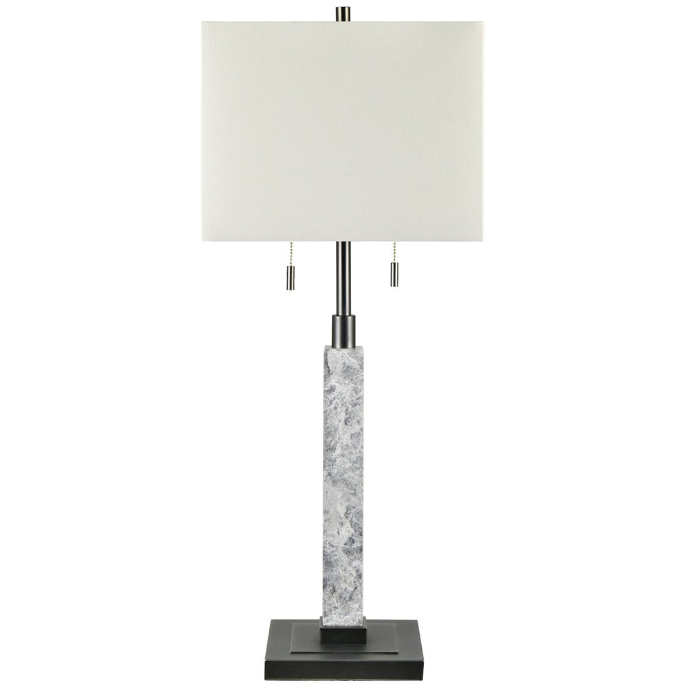 Glasgow Table Lamp, Silver-Lighting-High Fashion Home