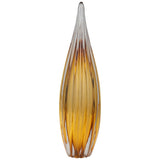 Glass Paperweight, Amber-Accessories-High Fashion Home