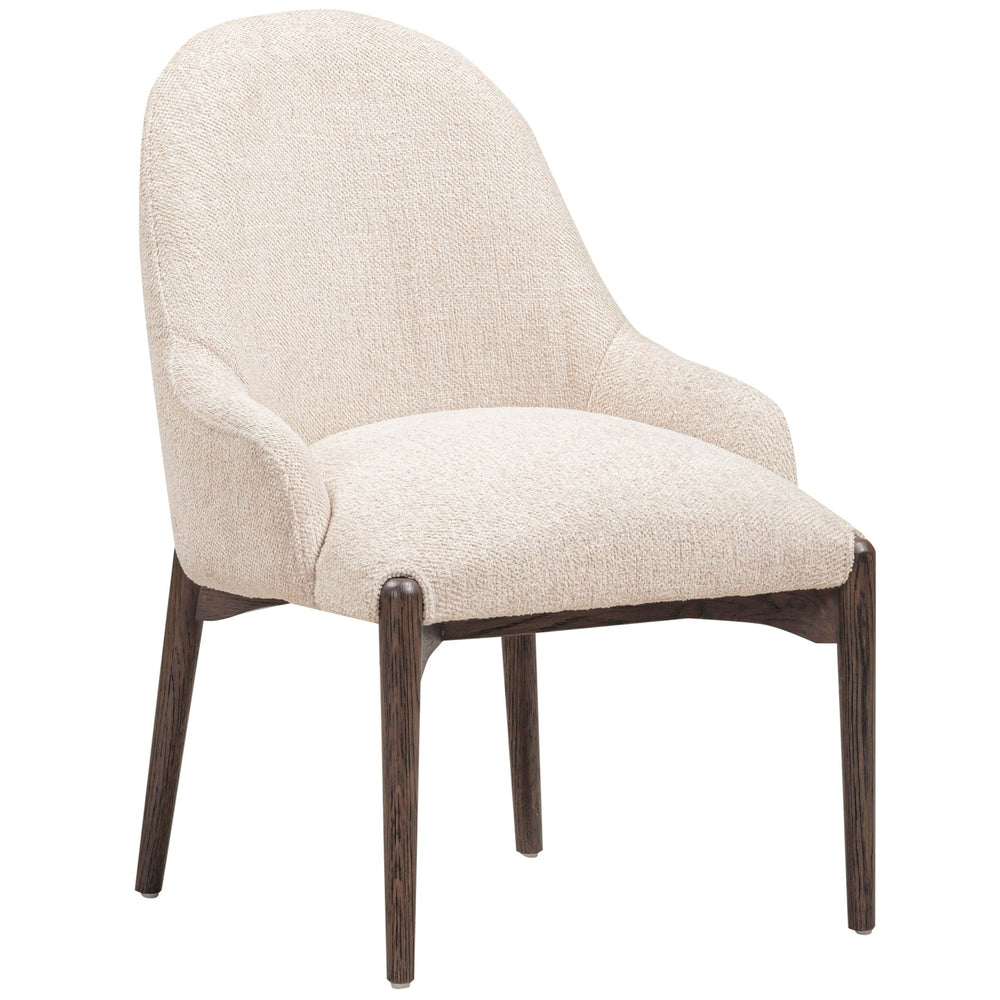 Glendale Chenille Dining Chair, Beige, Set of 2-Furniture - Chairs-High Fashion Home
