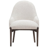 Glendale Chenille Dining Chair, White, Set of 2-Furniture - Chairs-High Fashion Home