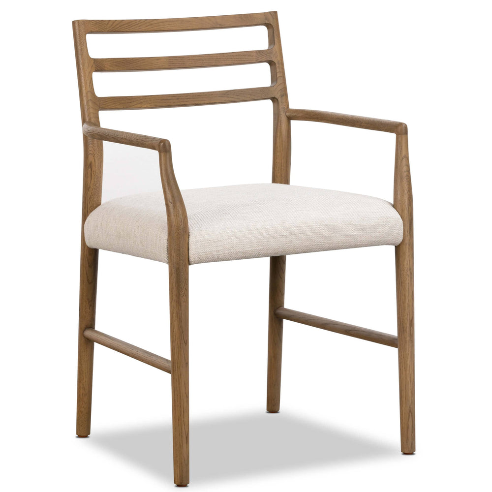 Glenmore Dining Arm Chair, Smoked Oak, Set of 2-Furniture - Dining-High Fashion Home