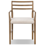 Glenmore Dining Arm Chair, Smoked Oak, Set of 2-Furniture - Dining-High Fashion Home