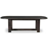 Glenn Oval Dining Table, Dark Brown-Furniture - Dining-High Fashion Home