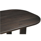 Glenn Oval Dining Table, Dark Brown-Furniture - Dining-High Fashion Home