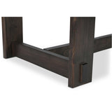 Glenn Oval Dining Table, Dark Brown-Furniture - Dining-High Fashion Home
