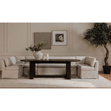Glenn Oval Dining Table, Dark Brown-Furniture - Dining-High Fashion Home