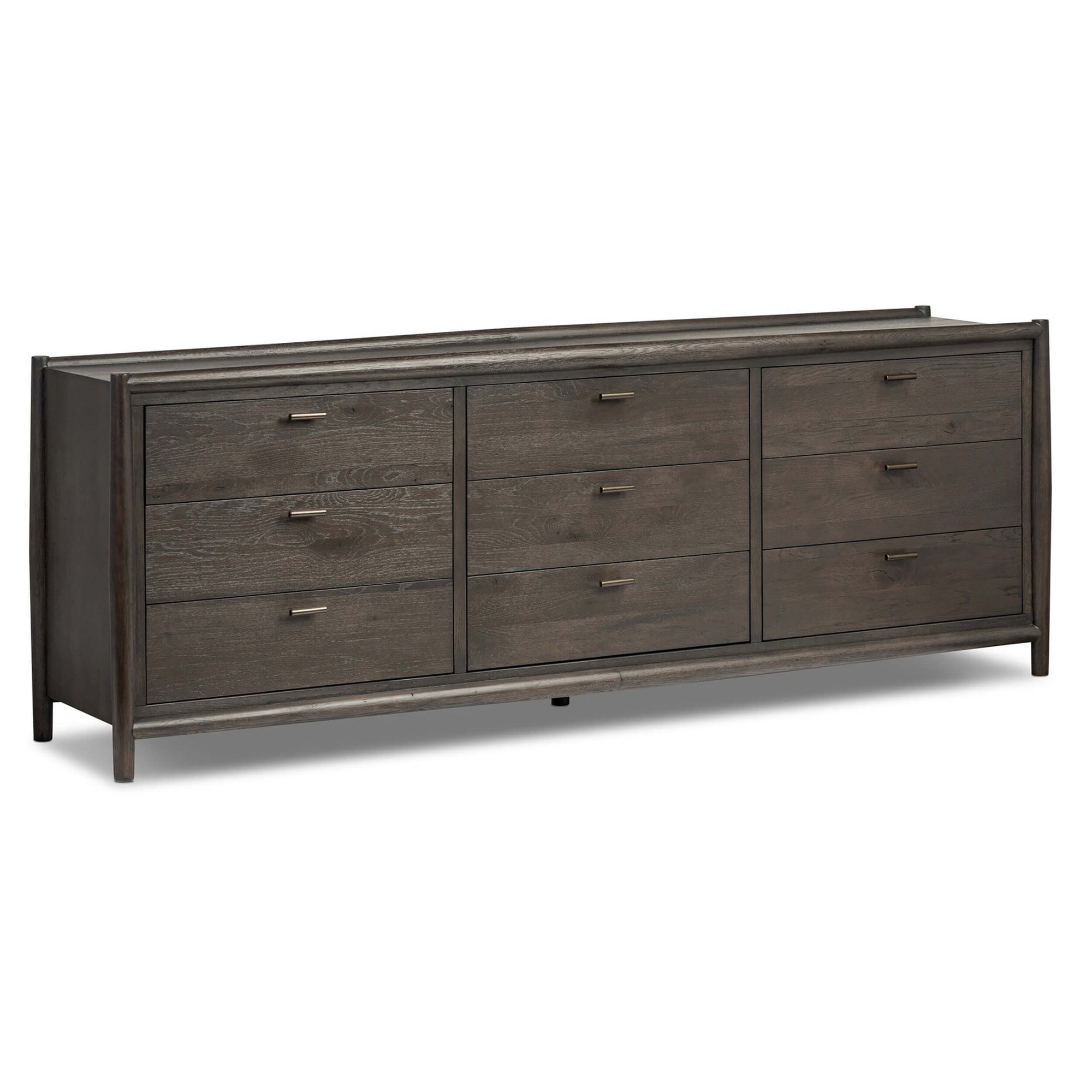 Glenview 9 Drawer Dresser, Cracked Smoked Black by Four Hands High Fashion Home Glenview 9 Drawer Dresser, Cracked Smoked Black by Four Hands High Fashion Home