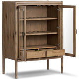 Glenview Bar Cabinet, Weathered Oak by Four Hands