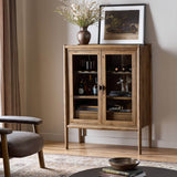 Glenview Bar Cabinet, Weathered Oak by Four Hands
