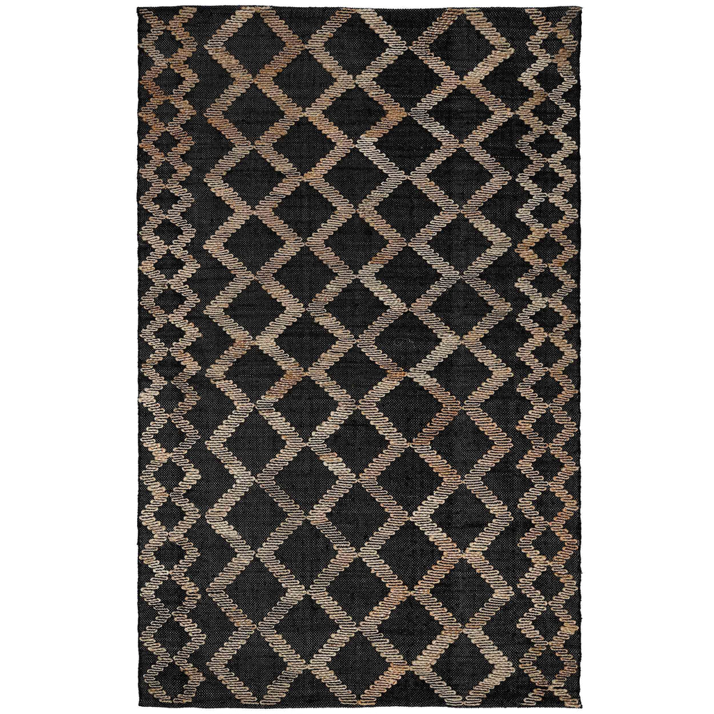 Goni Rug Gobi Rug, Black/Natural – High Fashion Home