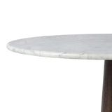 Goetz Bar Table, White Marble-Furniture - Accent Tables-High Fashion Home
