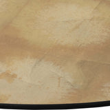 Gold Leaf Top Coffee Table, Black