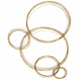 Golden Bubbles Metal Wall Decor-Accessories-High Fashion Home