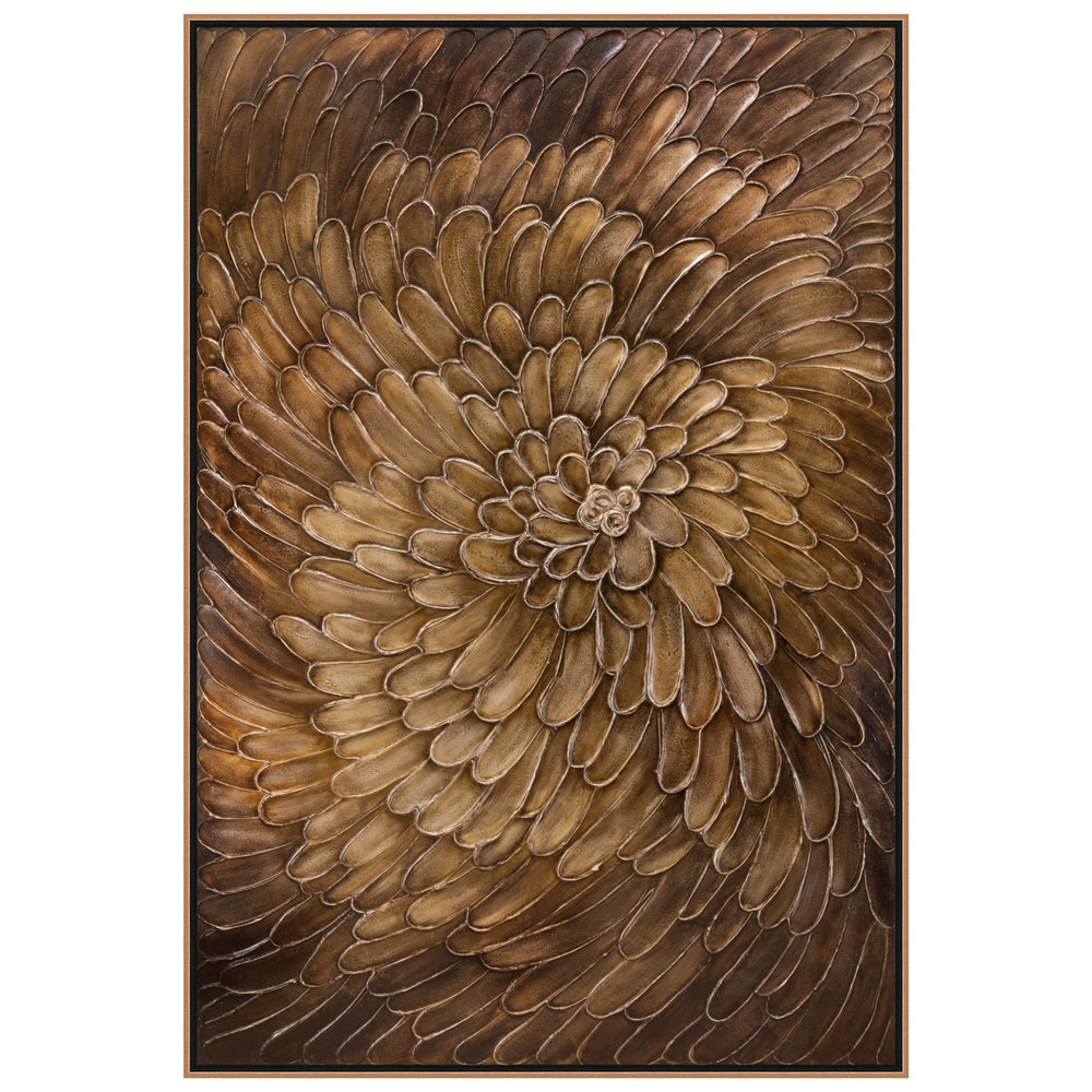 Golden Descent Framed