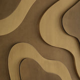 Golden Terrain Wood Wall Decor, Gold, Set of 2