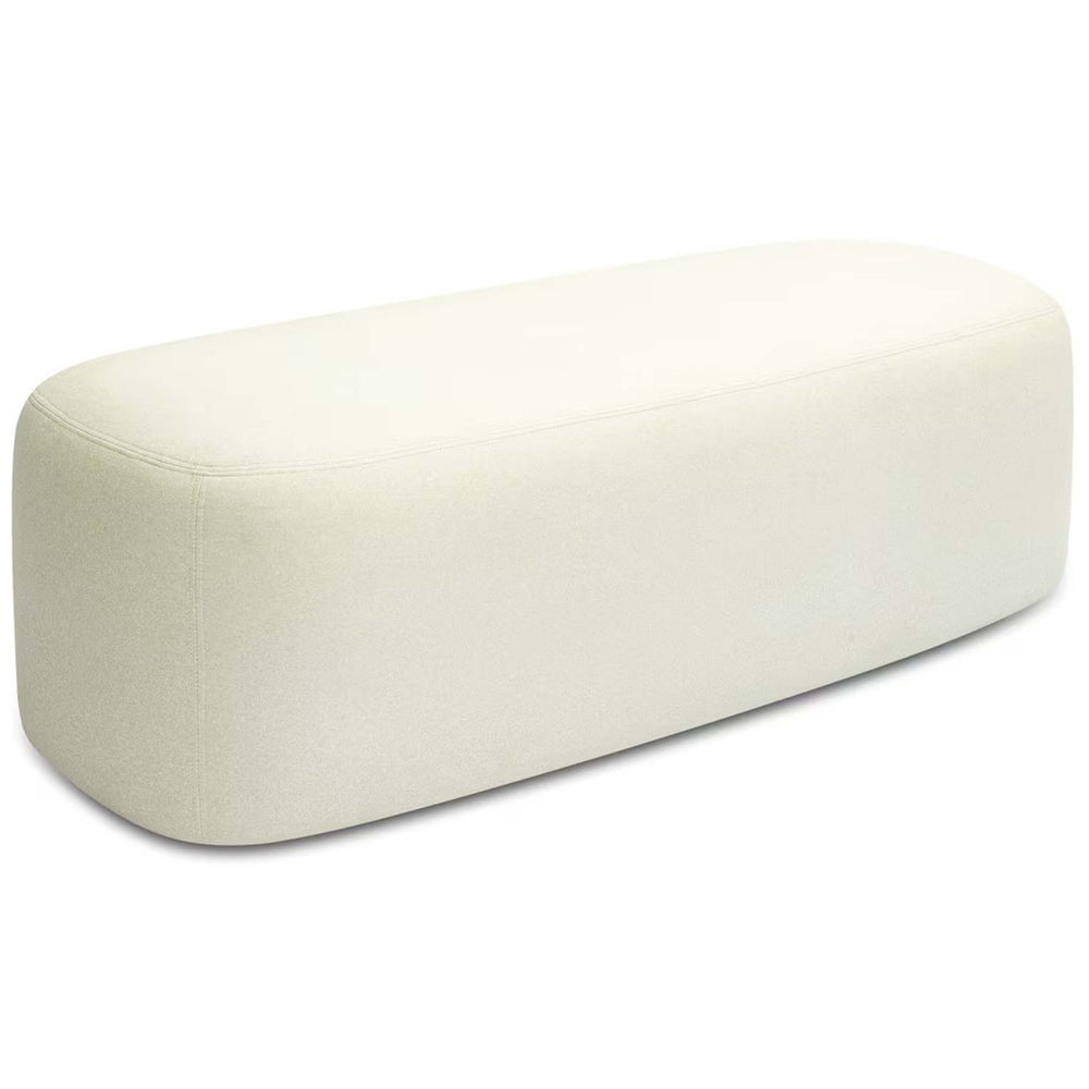 Graceland Bench, Cream-Furniture - Benches-High Fashion Home
