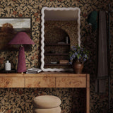 Graham Velvet Table Lamp, Burgundy-Lighting-High Fashion Home