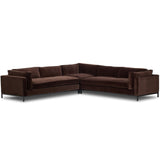 Grammercy 3 Piece Sectional, Surrey Cocoa by Four Hands