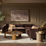 Grammercy 3 Piece Sectional, Surrey Cocoa by Four Hands