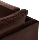 Grammercy Left Chaise Sectional, Surrey Cocoa by Four Hands