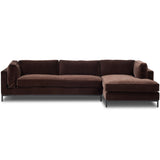 Grammercy Right Chaise Sectional, Surrey Cocoa by Four Hands